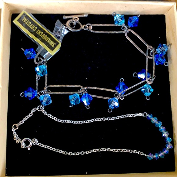 Essie Odila dainty bracelets with Swarovski Crystal - Picture 1 of 9